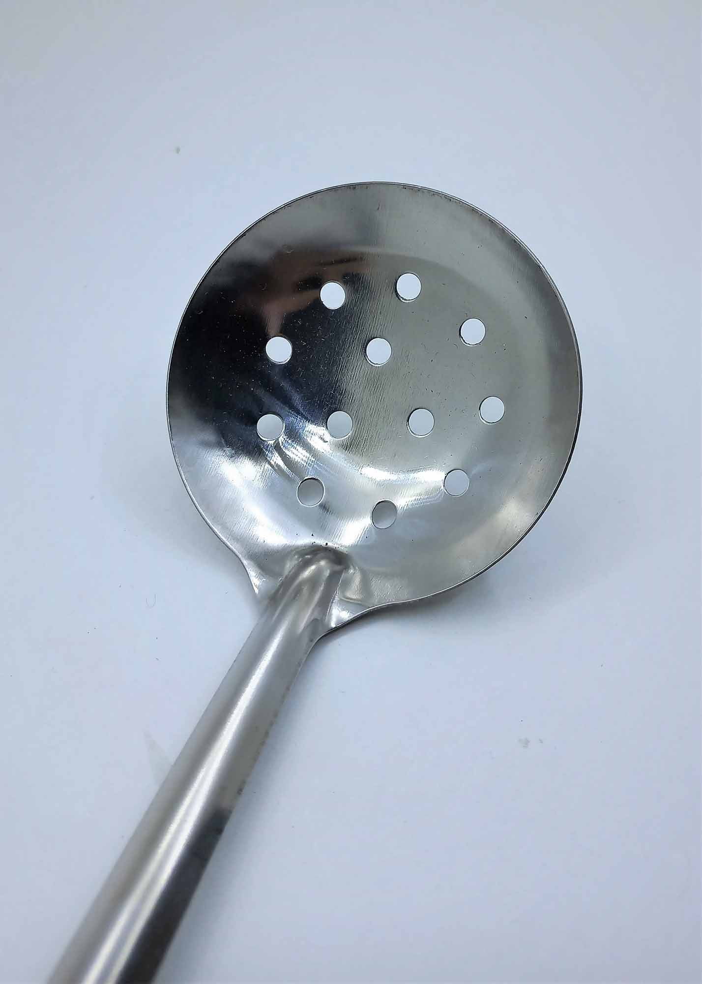 Oil silver spoon staineless steel