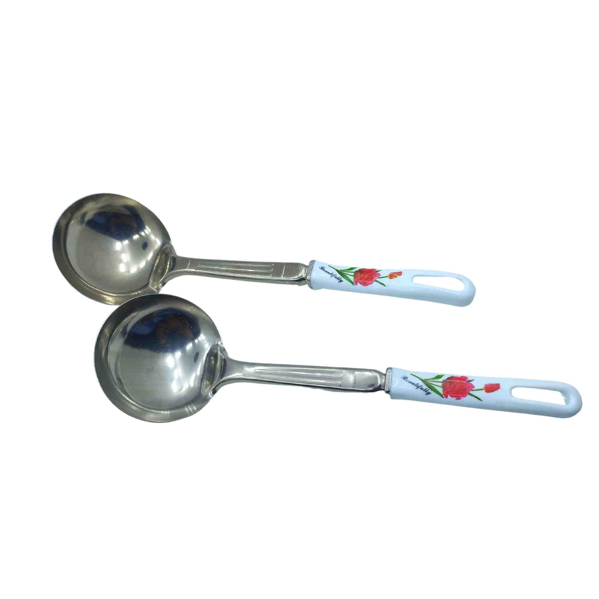 Premium Quality Curry soup Spoon For Kitchen n Table – Printed Handle Cutlery NowBuy.lk 4