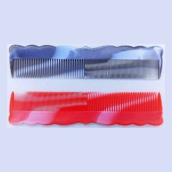 Plastic Hair Combs_L Roots Brown Fine Teeth Comb For Fine long Straight Hair