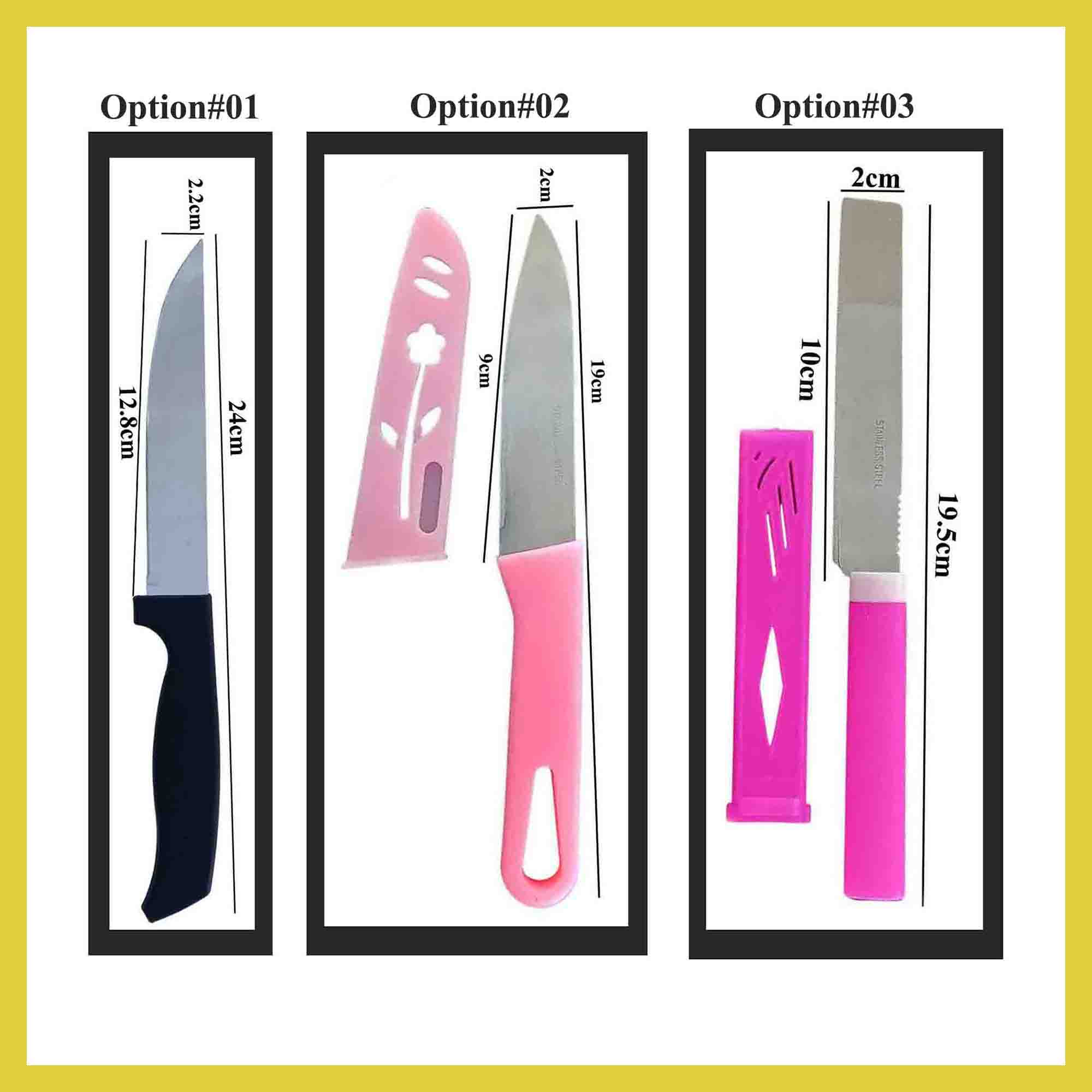 Mini Stainless Steel light weight Portable Knife Cooking Knives NowBuy.lk 2