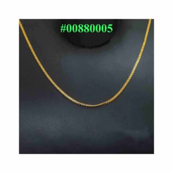 22K Gold plated Thin 02MM Bismark chain for ladies 18/24 Inch_#088 from nowbuy.lk Necklaces NowBuy.lk