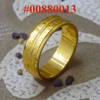 Gold Plated Wedding Ring Engagement Ring for Unisex (NBLK) Ring NowBuy.lk