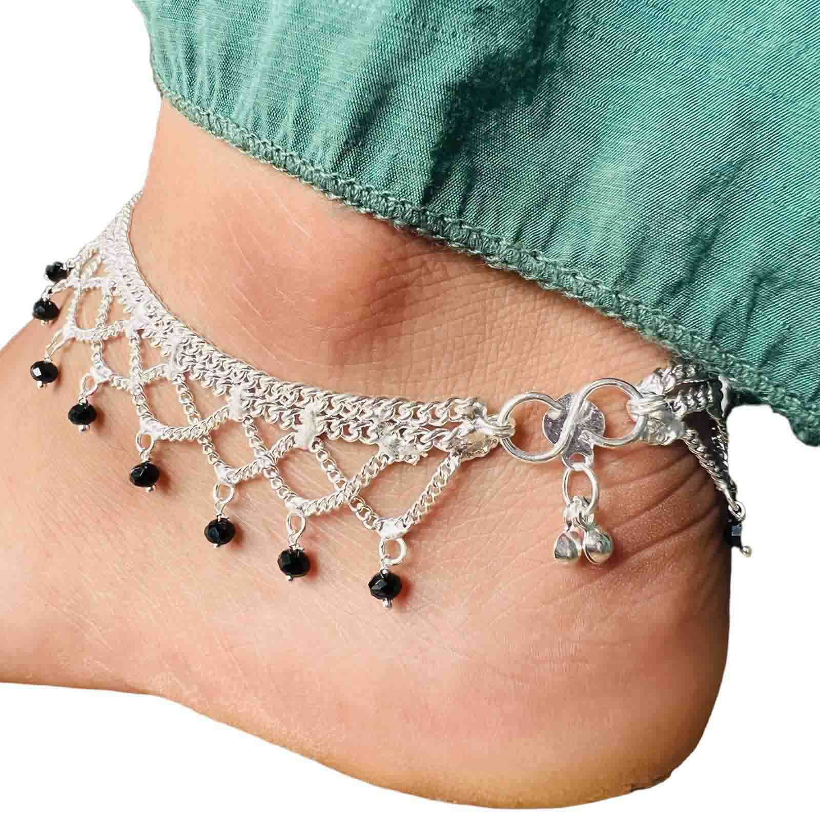 Silver Plated Anklet Jewelry Payals/Kolusu NBLK Anklets NowBuy.lk 3