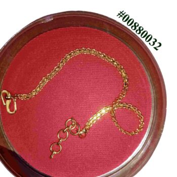 Gold plated 2mm Thin Bismark Bracelet fm NBLK Bracelets & Bangles NowBuy.lk