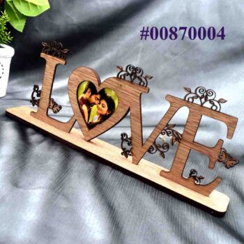 Wooden Love Heart Gift With Your Photo as Gift Gift Cards & Tags NowBuy.lk