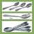 Stainless Steel Spoons – Table n Tea Spoons for Home, Kitchen or Restaurant, Dishwasher Safe (Floral)