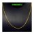 Gold Plated 18/24 Inch 1.5mm Diamond Chain