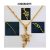 Gold plated 1.5mm Thin Karali Chain Stone Pendant