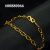 Gold plated 5mm Plain Link Bracelet for Ladies