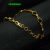 Gold plated 7mm Black stone Bracelet For Women