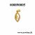 Gold Plated Vertical Charm White Stones Pendant